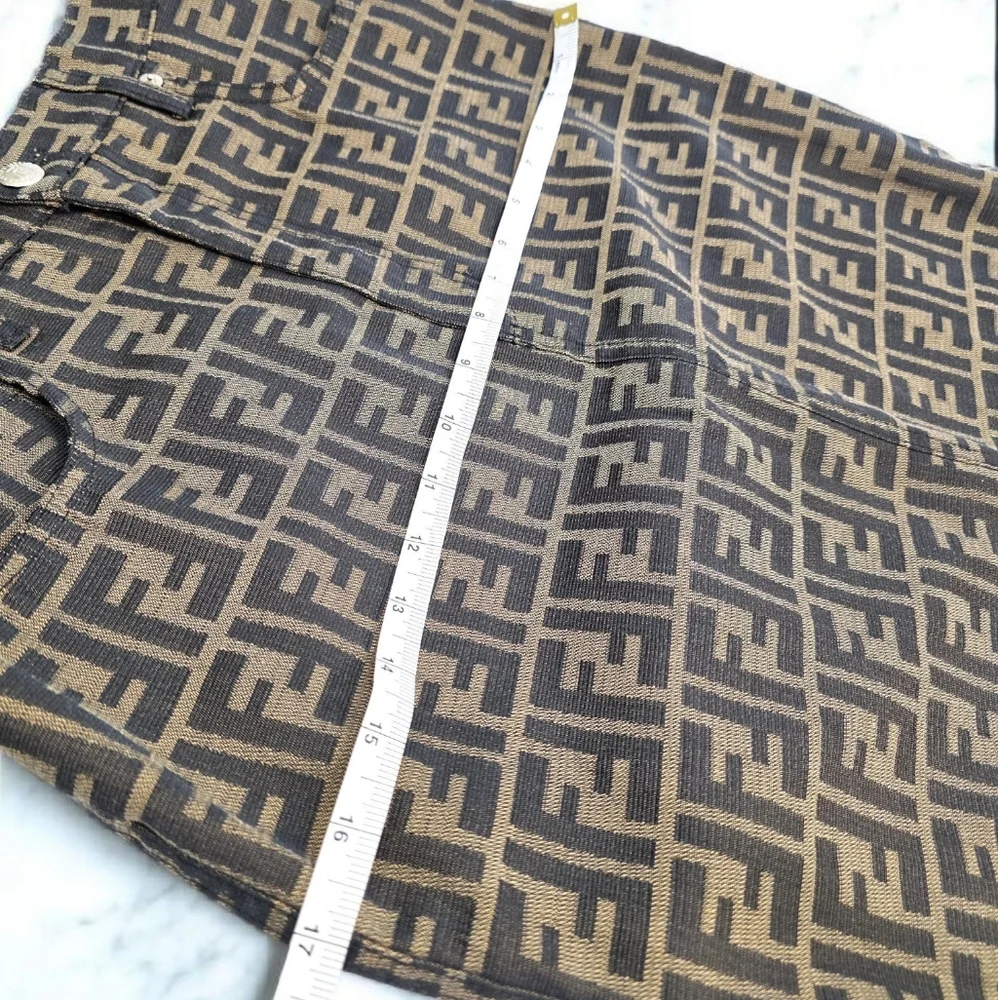 ✨️Authentic fendi Zucca FF Logo skirt - Picture 7 of 15
